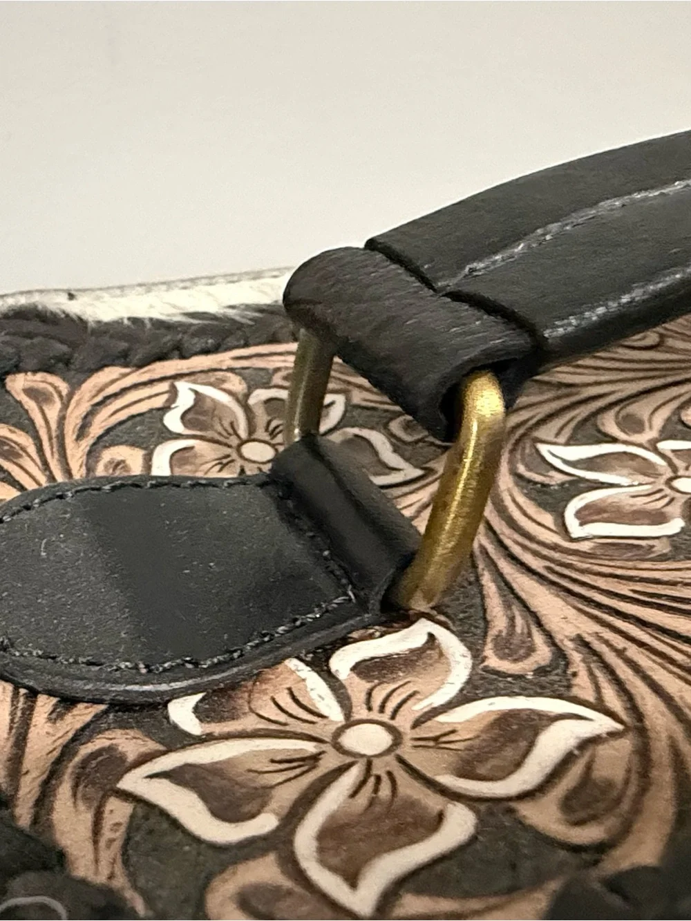 Handmade Leather Hair On Hide Western Jewelry Case
